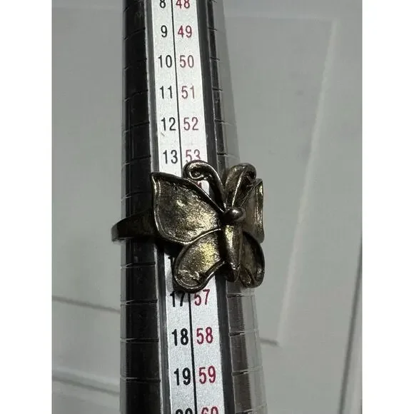 Butterfly Bronze Color Fashion Ring Size 6.25 - Picture 2 of 5